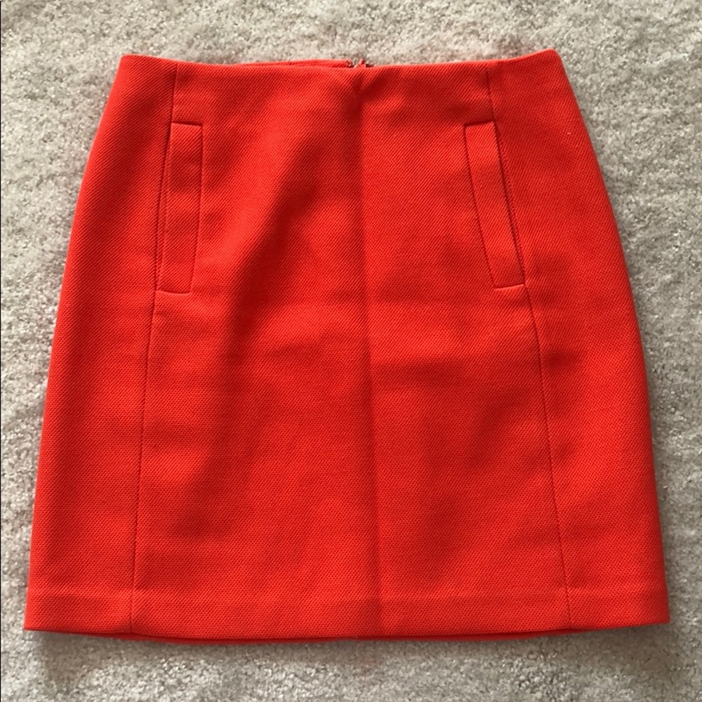 Banana Republic Orange Skirt (with pockets)